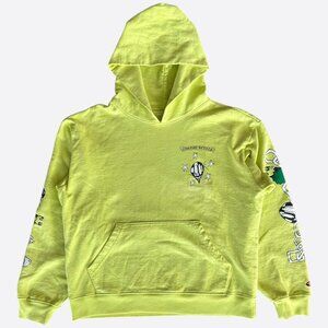 Chrome Hearts Matty Boy Lime Green Chainlink Hoodie